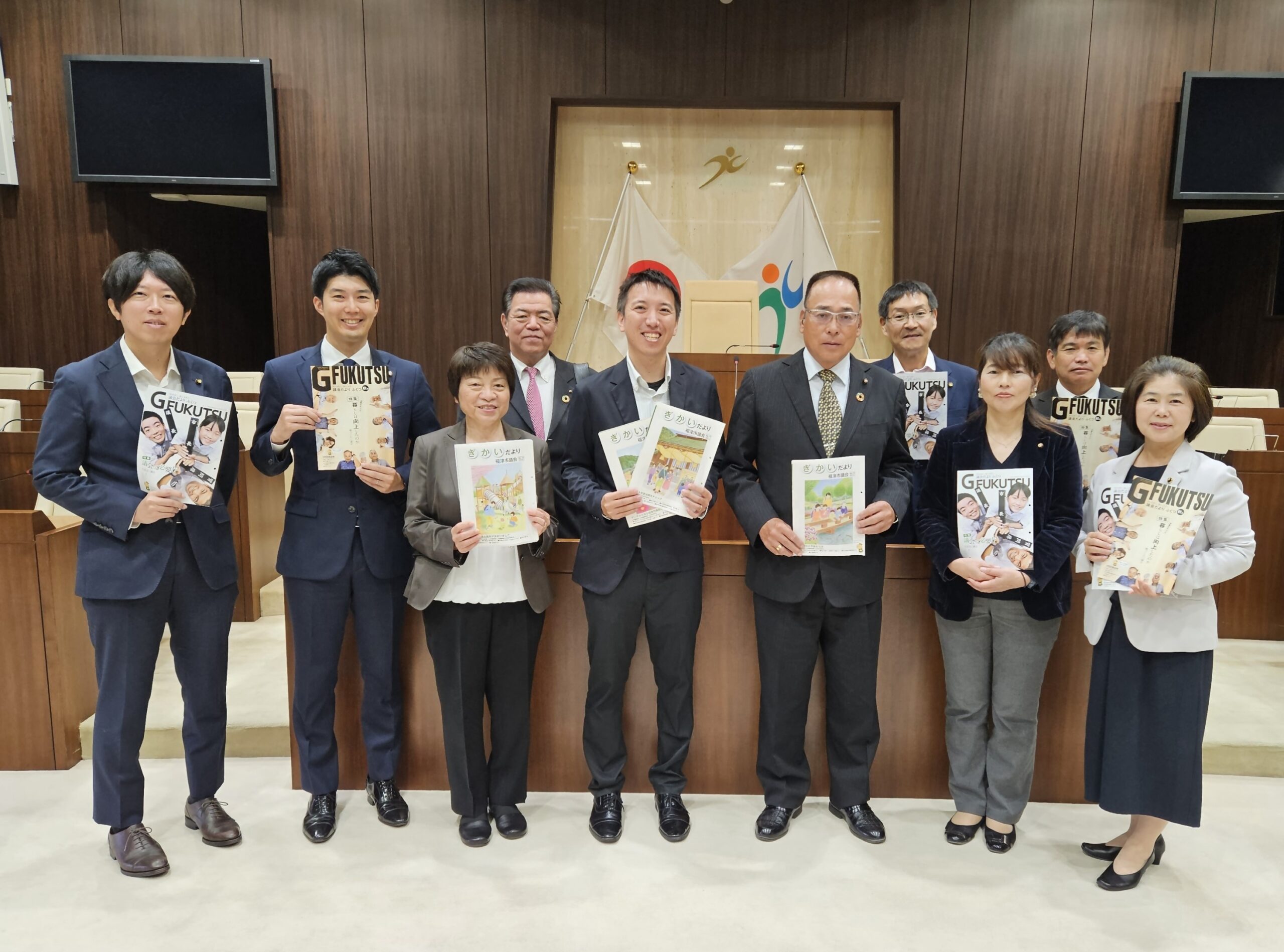 議会だよりの視察に佐賀県小城市の議会広報の委員の皆さんが来訪
