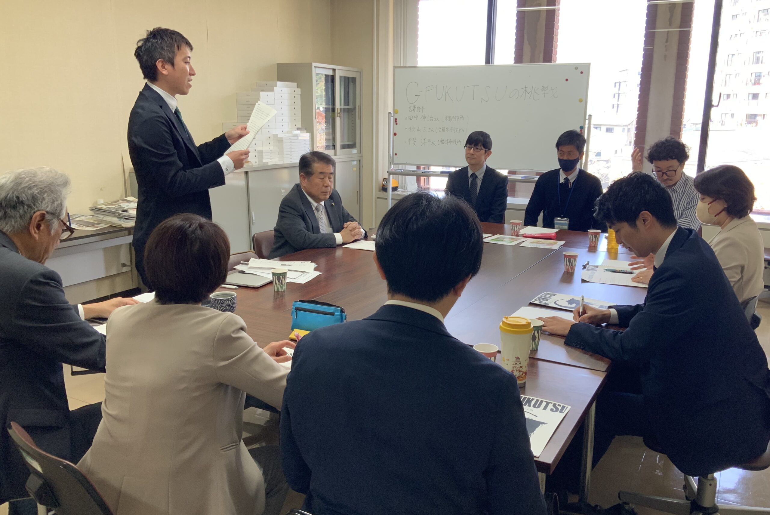 福津市議会だよりの研修を実施
