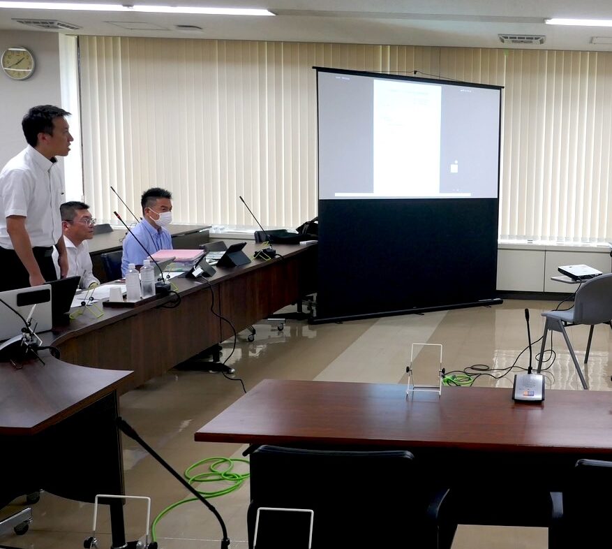 古賀市議会タブレット活用検討会の視察研修の受け入れ