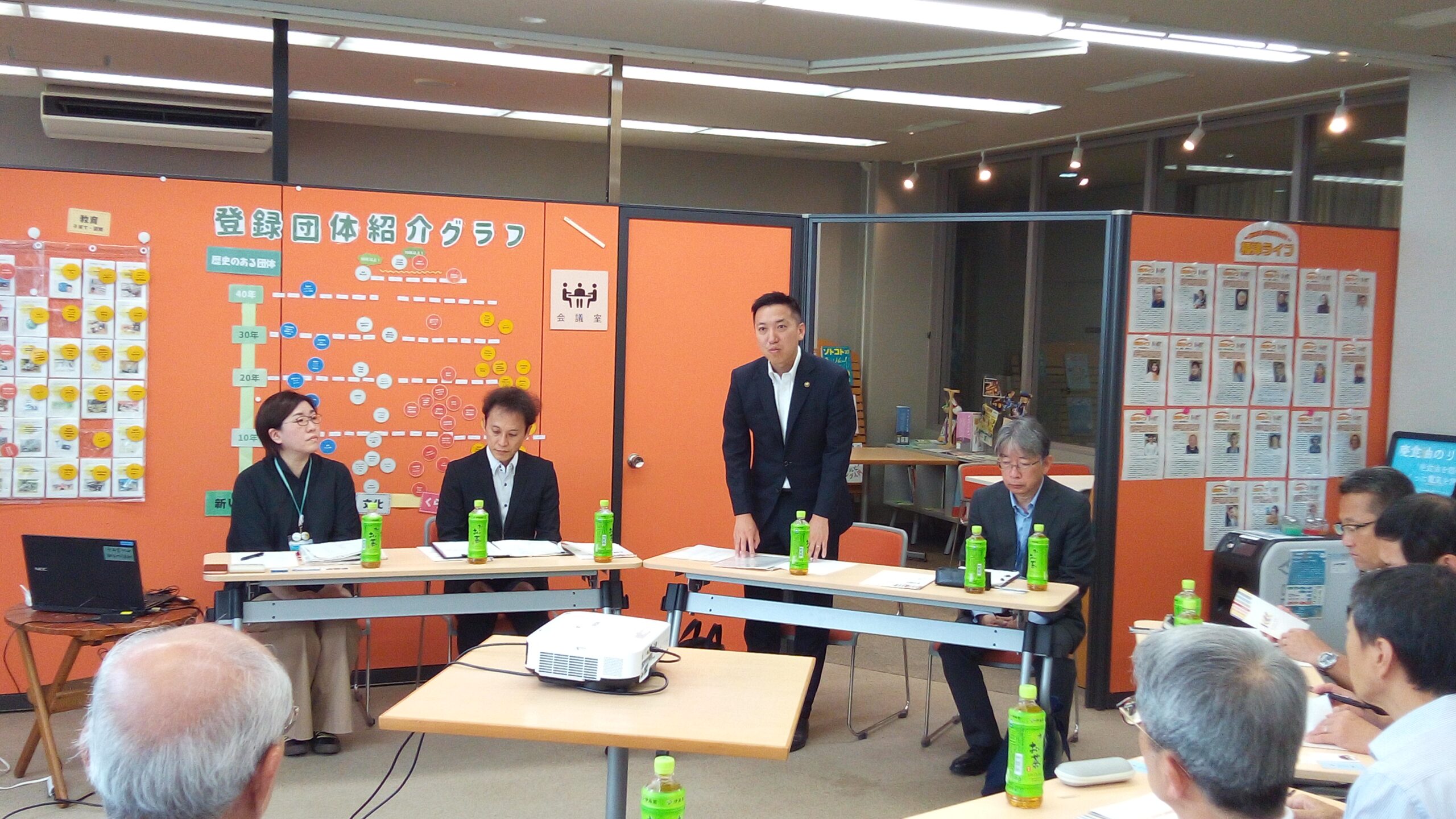 福津市未来共創センター「キッカケラボ」にて 静岡県榛原郡町村会・森町の皆様の行政視察をお迎え