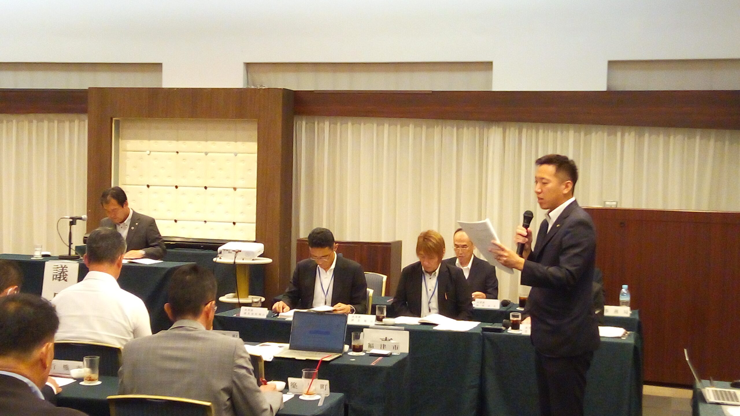 福岡県道路協会 理事会・福岡県海岸協会 総会に出席