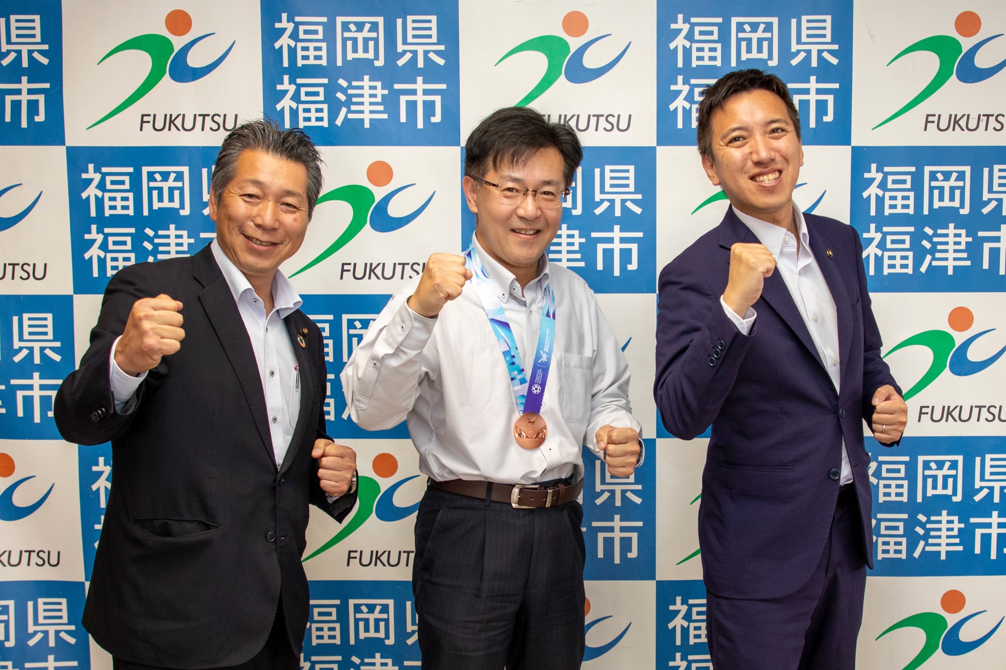 福津市在住の占部さんが柔道73kg級で銅メダル