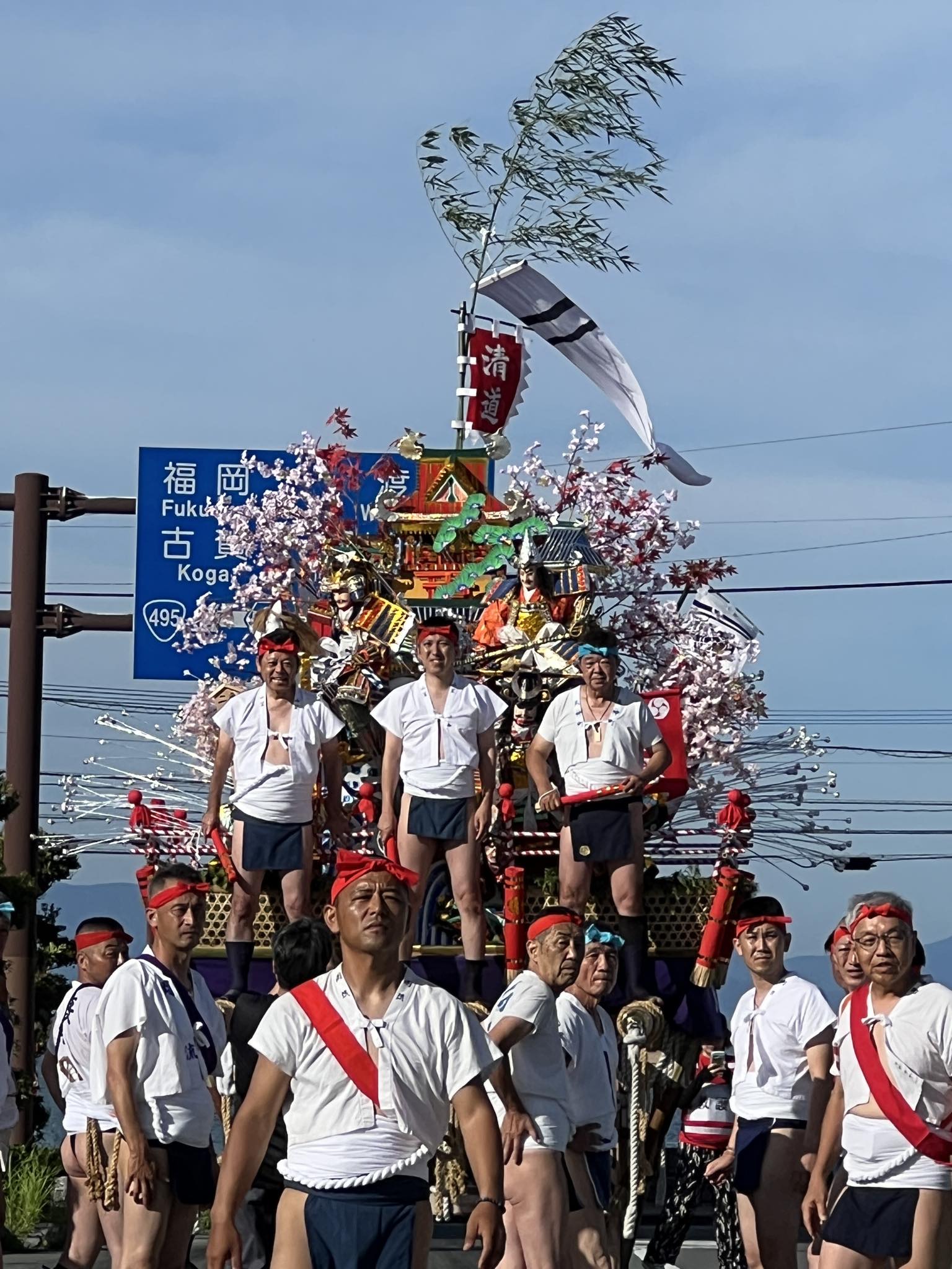 福津市　津屋崎祇園山笠・追い山を終えて
