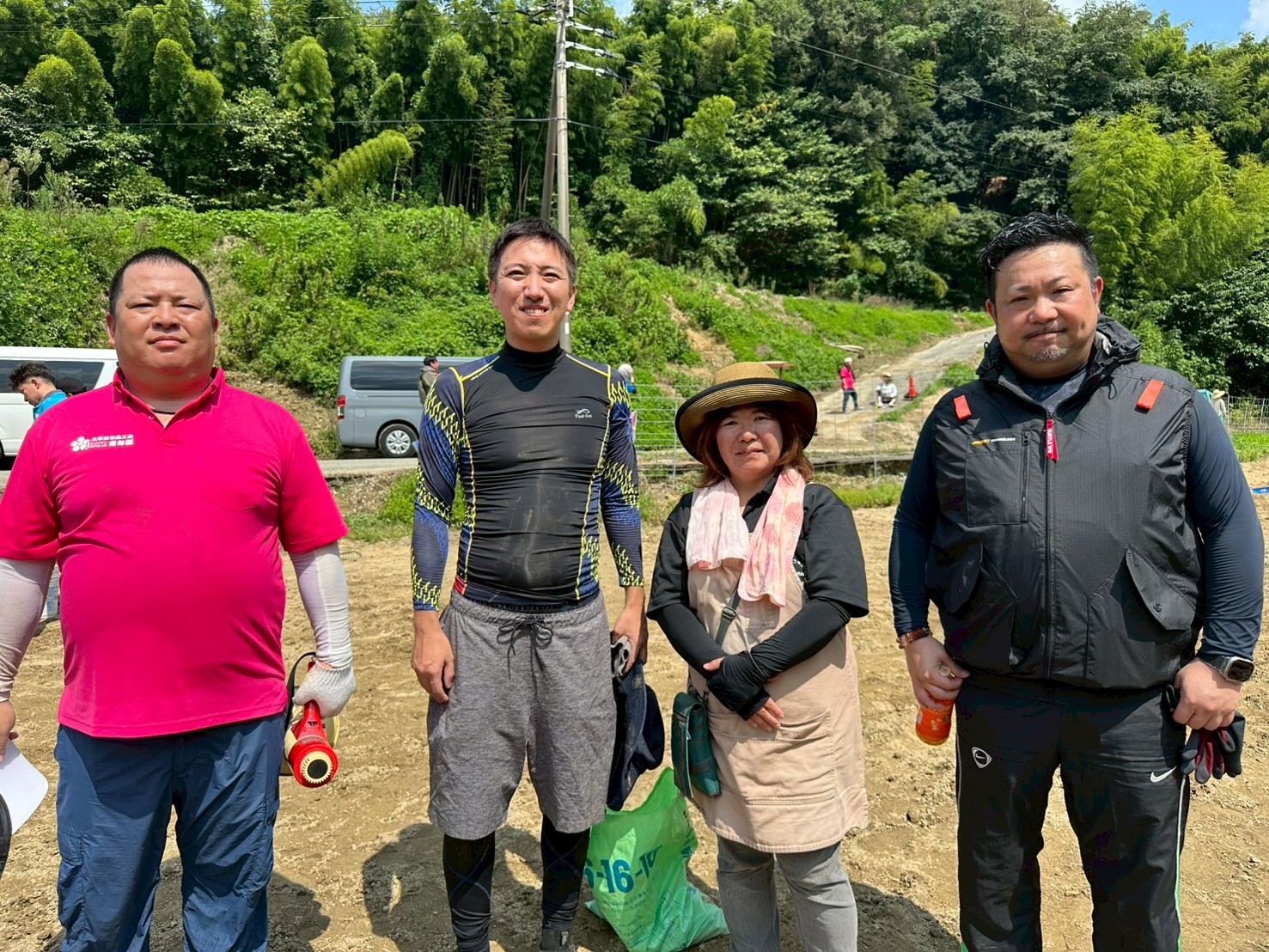 福津市のくわの農園さんのボランティア活動