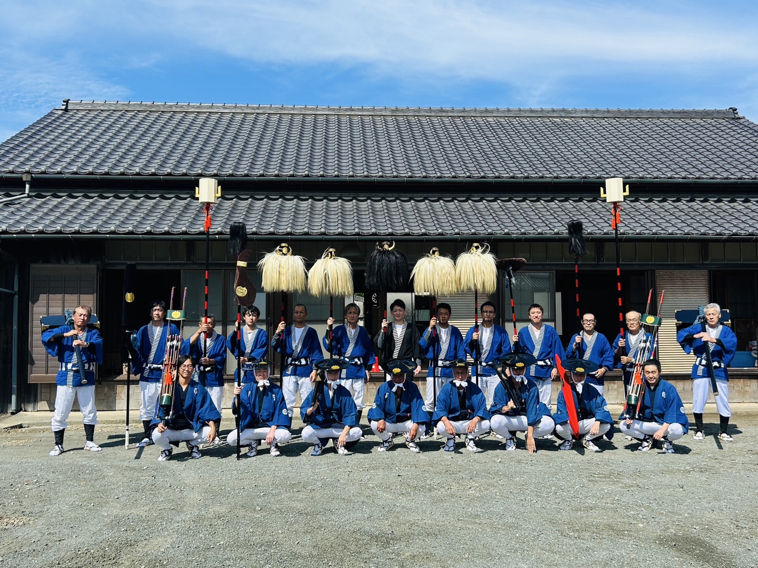 福津市の勝浦地域の 豊山御神幸祭 に参加