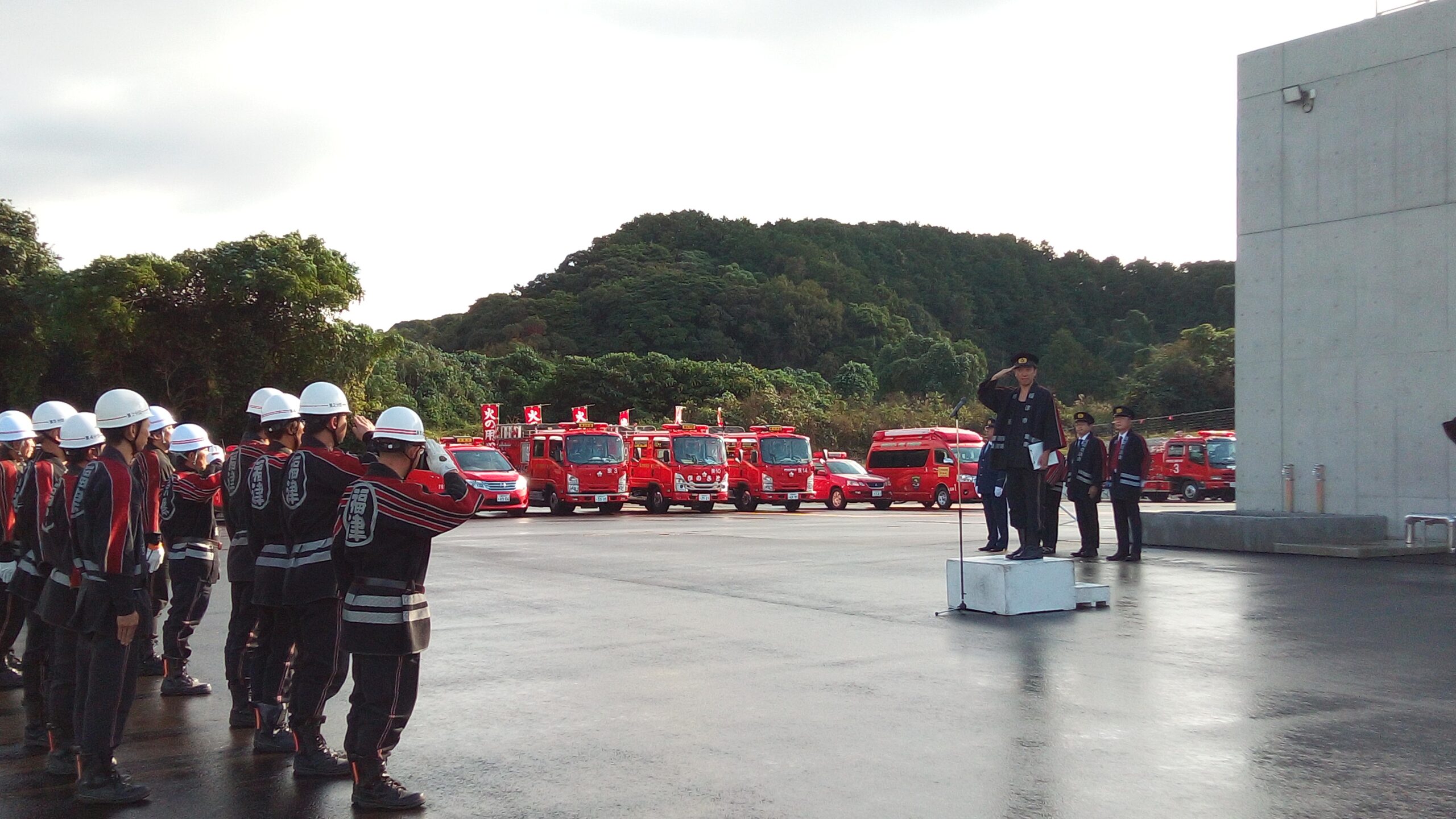 福津市の秋の火災予防運動