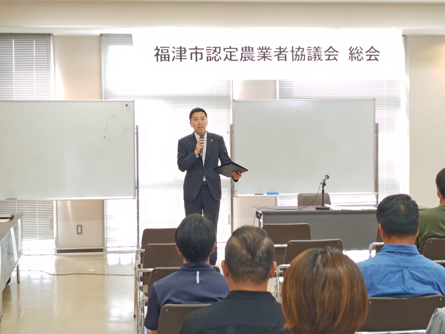 令和8年度 福津市認定農業者協議会総会に出席しました