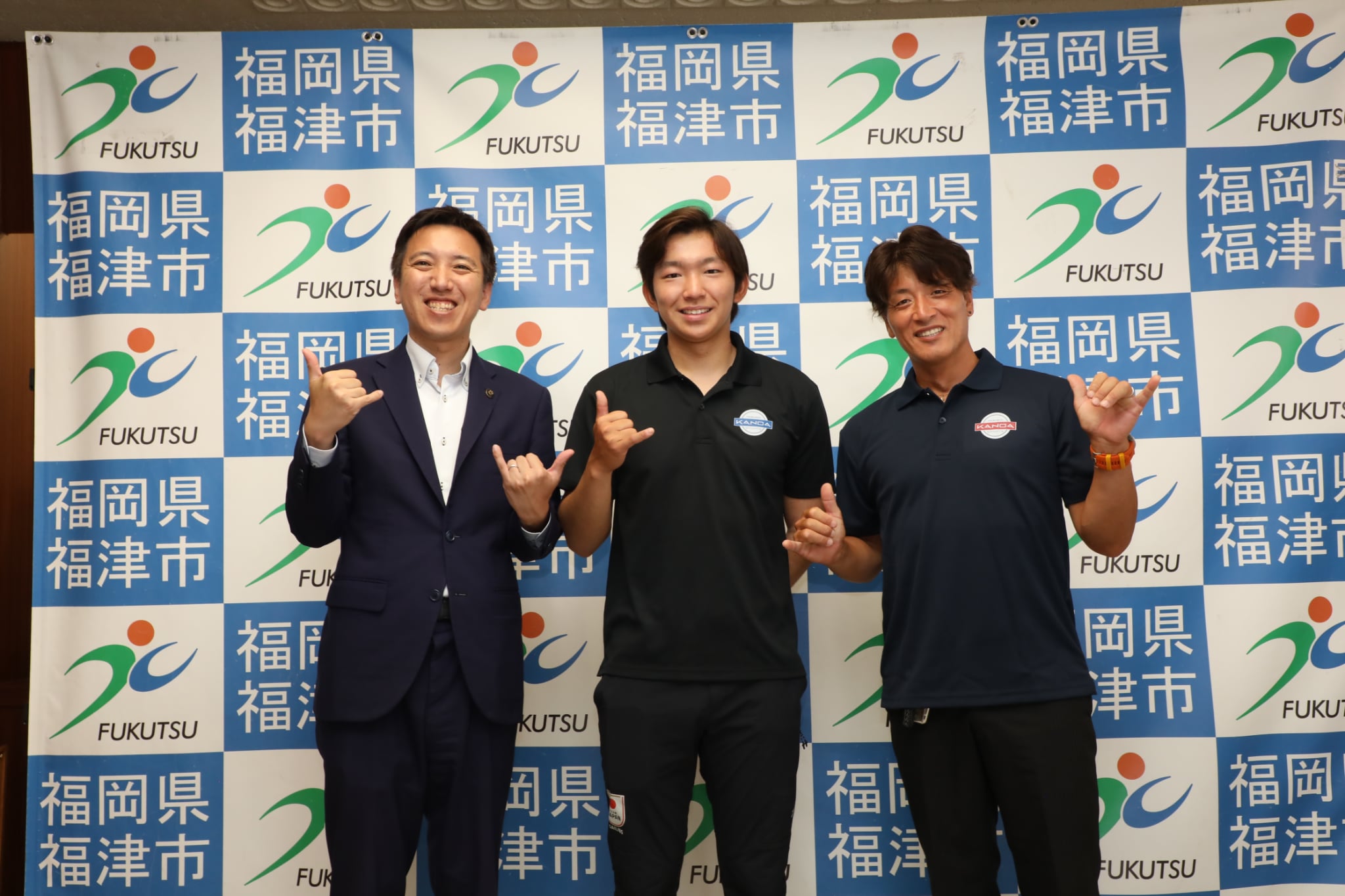 福津からアジア競技大会へ！小薗正虎選手が表敬訪問
