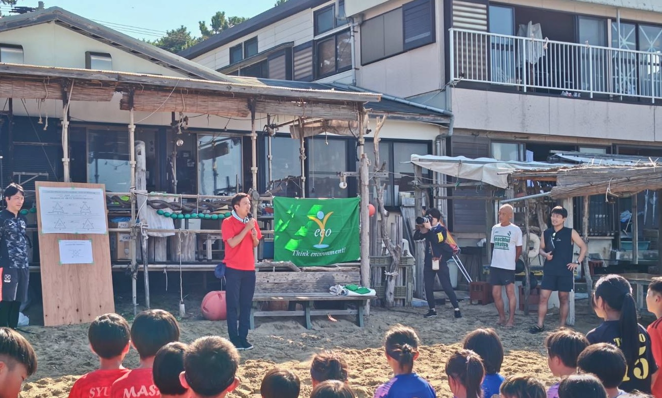 福津市で26回目の夏、津屋崎の浜に歓声が戻ってきました