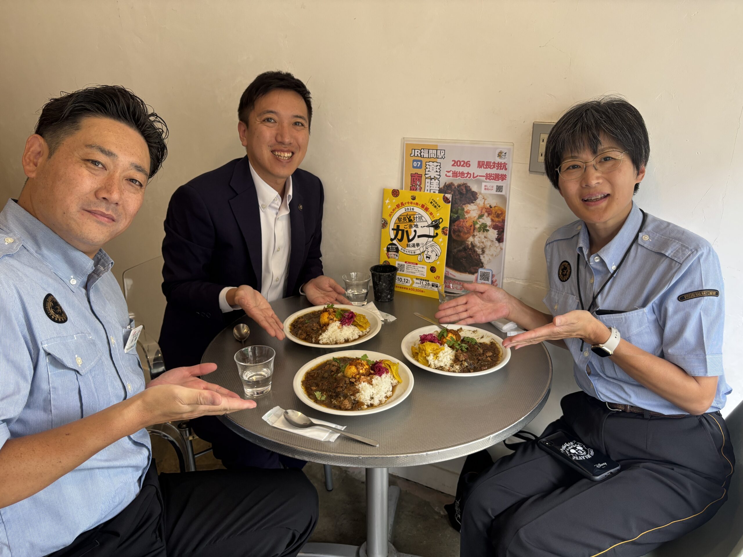 福間駅長イチオシ！福津市の南部食堂の薬膳漢方カレーが総選挙に参戦