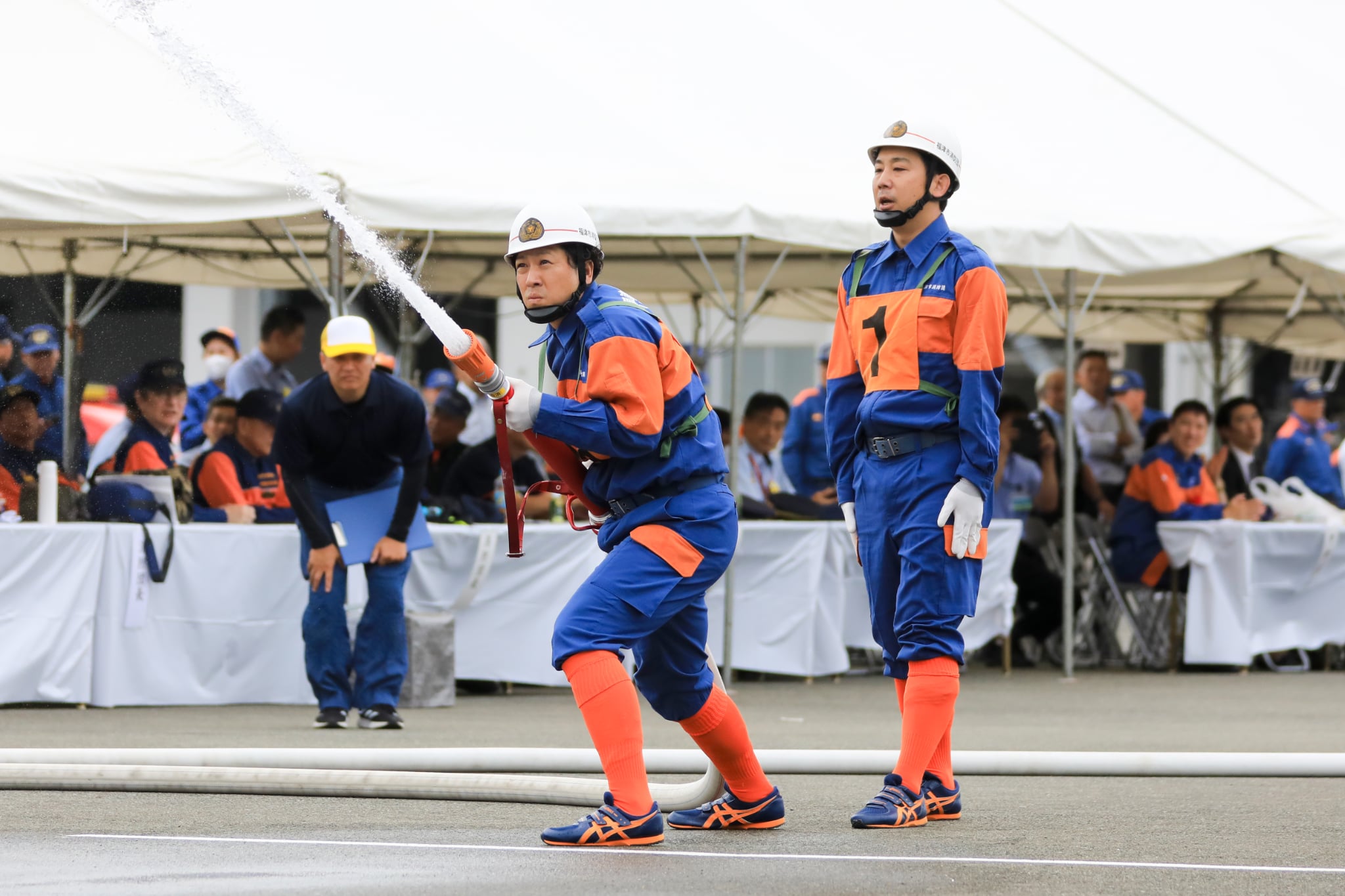 福津市が県大会第8位、そして懐かしい再会　～福岡県消防操法大会～